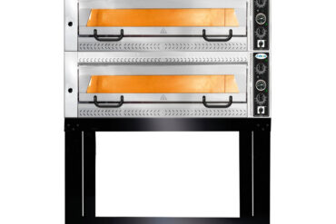 Premium Pizza-uuni 2 kammiota Kapasiteetti 12 x 35 cm pizzoja Sähköinen Ruostumaton teräsetuosa | Adexa PEF105702SE