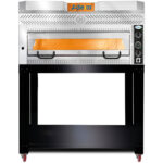 Premium-pizzauuni 1 kammio Kapasiteetti 6 x 35 cm pizzaa Sähköinen Ruostumaton teräs etuosa | Adexa PEF10570SE