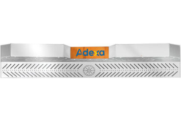 Ilmanvaihtokupu pizzauunille 1370x1200x260mm Ruostumaton teräs | Adexa PHM10570