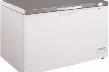 Rintapakastin ruostumattomasta teräksestä valmistetulla kannella 345 litraa | Adexa XF402JA