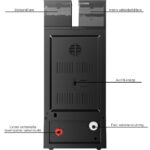 Kaupallinen Kahvikone Täysin Automaattinen Papu-kupissa 4 juomaa 3 vesiliitäntämahdollisuutta | Adexa BTB1016 - Image 6