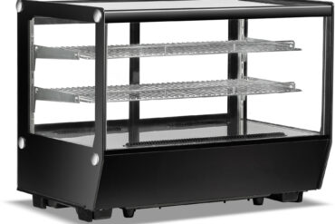 Näyttöjääkaappi 160 litraa 2 hyllyä Musta Tasainen etuosa | Adexa CW160BLACK