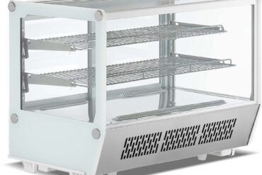 Näyttöjääkaappi 160 litraa 2 hyllyä Valkoinen Tasainen etuosa | Adexa CW160W