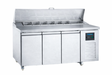 Kaupallinen Valmistelutiski 3 ovea | Adexa DRSH3400TN