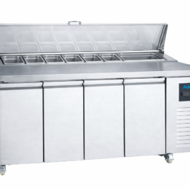 Kaupallinen Valmistelutiski 4 ovella | Adexa DRSH4400TN