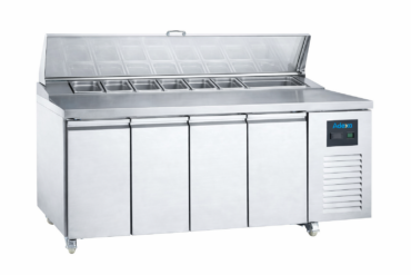 Kaupallinen Valmistelutiski 4 ovella | Adexa DRSH4400TN