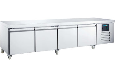 Kaupallinen matala tiskijääkaappi 4 ovea GN1/1 | Adexa DUGN4100TN