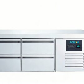 Kaupallinen matala pakastintiski 4 ovella | Adexa DUGN2140BT