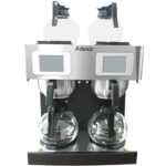 Kaupallinen Kaksisuodatin Kahvinkeitin Manuaalinen tai Automaattinen Täyttö 4 Lasikannua 4 Lämpölevyä | Adexa CBD02A1 - Image 6