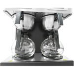 Kaupallinen Kaksisuodatin Kahvinkeitin Manuaalinen tai Automaattinen Täyttö 4 Lasikannua 4 Lämpölevyä | Adexa CBD02A1 - Image 5