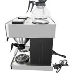 Kaupallinen kaksisuodatin kahvinkeitin manuaalinen täyttö 4 lasikannua 4 lämpölevyä | Adexa CBD02B1 - Image 6