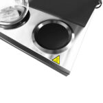 Kaupallinen kaksisuodatin kahvinkeitin manuaalinen täyttö 4 lasikannua 4 lämpölevyä | Adexa CBD02B1 - Image 7