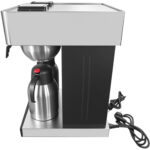 Kaupallinen Kaksinkertainen Suodatinkahvinkeitin Käsitäyttö 2 tyhjiöastiaa | Adexa CBD02B2 - Image 4