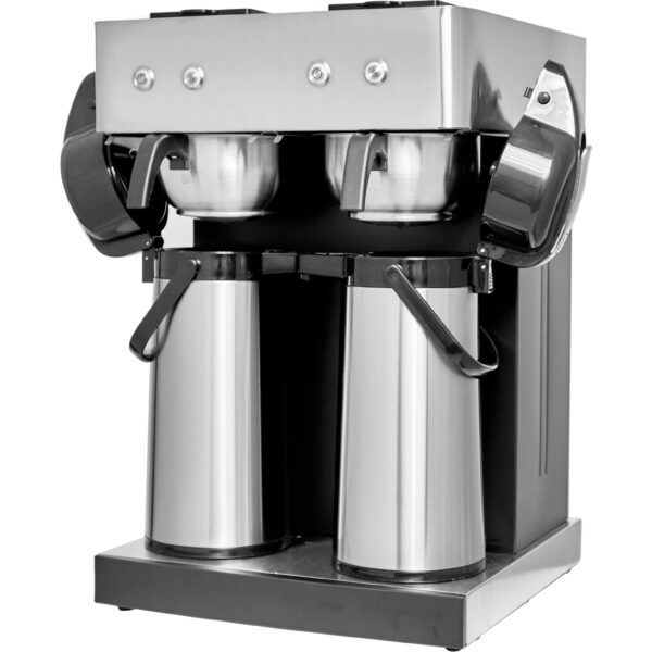 Kaksinkertainen kaupallinen suodatinkahvinkeitin manuaalinen täyttö 2 termoskannua | Adexa CBD02B3