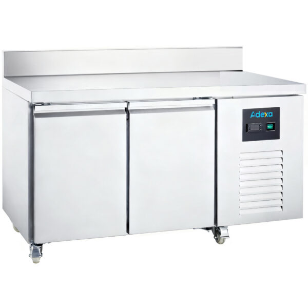 Kaupallinen jääkaappitaso 2-ovinen GN1/1 takareunuksella | Adexa DRGN2200BT
