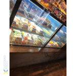 Kaupallinen Kakun Laskuri, Suorakulmainen etu, 2 hyllyä, 900x700x1200mm ruostumaton teräs ja musta | Adexa HL900B2 - Image 3