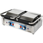 Kaksivyöhykkeinen raskaan käytön paninigrilli 3,6 kW, uritettu/tasainen yläosa | Adexa MLP813B - Image 5