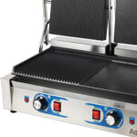 Kaksivyöhykkeinen raskaan käytön paninigrilli 3,6 kW, uritettu/tasainen yläosa | Adexa MLP813B - Image 7