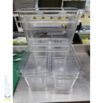 Polykarbonaatti Gastronorm-vuoka GN1/3 Syvyys 200 mm Kirkas | Adexa P8138 - Image 2