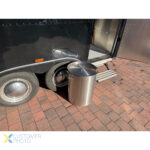 Ammattilaisen jätesäiliö ruostumattomasta teräksestä kannella 95 litraa | Adexa SDB95 - Image 5