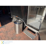 Ammattilaisen jätesäiliö ruostumattomasta teräksestä kannella 95 litraa | Adexa SDB95 - Image 7