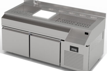 Kaupallinen baarijääkaappi 310 L – 2 laatikkoa cocktail-yksiköllä | Adexa TPG72L2DCT157