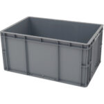 Muovinen säilytyslaatikko 600x400x340mm Harmaa | Adexa WHEU4633G