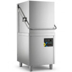 Läpisyöttöastianpesukone 500 mm kori 30 koria/tunti Tyhjennyspumppu Pesuaineannostelija Huuhteluainepumppu 400V/3 vaihe | Adexa WZ100DRDP