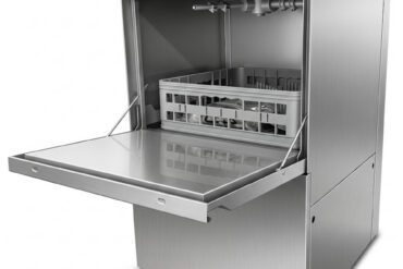 Ammattimainen lasinpesukone 30 koria/tunti 400mm kori Tyhjennyspumppu Pesuainepumppu Huuhteluainepumppu Säiliö- ja kattilatermostaatti | Adexa WZ40DRDPBTT