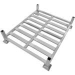 Pinottava teräspaletti 980x1050x290mm 2000kg kuormitus | Adexa EUP1209
