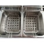 Ammattilaispaistinpannu Sähköinen 2x6 litraa 5kW Pöytämalli | Adexa IEF82 - Image 3