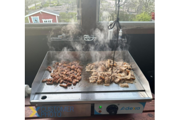 Ammattilainen tasainen grilli 550x430x240mm 3kW sähköinen | Adexa IWG818 - Image 3