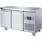 Kaupallinen tasojääkaappi 2 ovea 1350x700x850mm | Adexa T147FL2 - Image 3