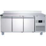 Ammattimainen myyntitiski pakastin yläosalla 3 ovea 1795x700x950mm | Adexa T187FBL3 - Image 2