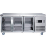 Ammattimainen tiskijääkaappi 3 lasiovella 1795x700x850mm | Adexa T187RG - Image 2