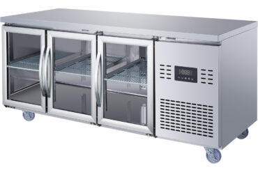 Ammattimainen tiskijääkaappi 3 lasiovella 1795x700x850mm | Adexa T187RG