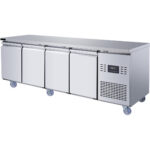 Ammattimainen myyntitiski pakastin 4 ovea 2240x700x850mm | Adexa T227FL4 - Image 3