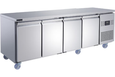 Ammattimainen myyntitiski pakastin 4 ovea 2240x700x850mm | Adexa T227FL4