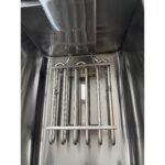 Ammattilaisfriteerauslaite Kaksinkertainen Sähkö 2x16 litraa 6kW Työtasolle Valuma-venttiili | Adexa IEF162V - Image 3