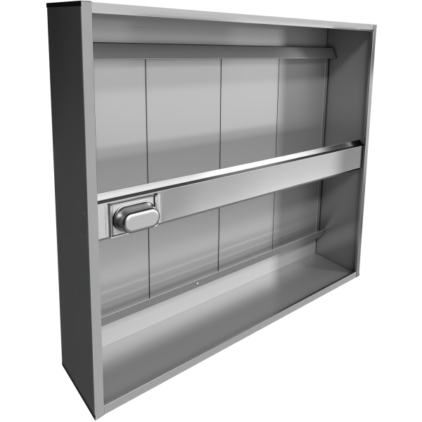 Kaupallinen saarekemallinen liesituuletin ruostumatonta terästä 1500x1300x350mm | Adexa CH20150S