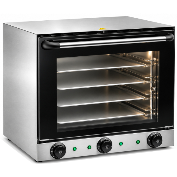 Ammattikäyttöinen sähköinen kiertoilmauuni grillillä ja höyryllä 4 peltiä 325x450mm | Adexa YSD4A