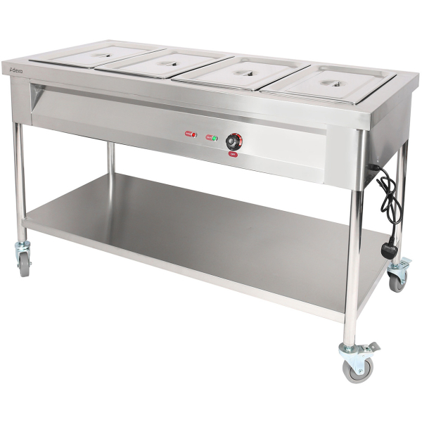 Siirrettävä Bain Marie -ruoanlämmitin 4xGN1/1 | Adexa PFT15070