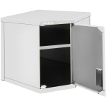 Seinakaappi Kulmayksikkö Ruostumaton teräs 800x800x400x400x650mm | Adexa SWCCN80402DR - Image 2