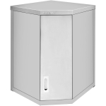 Seinäkaappi Kulmayksikkö Ruostumaton teräs 600x600x400x400x800mm | Adexa SWCCNH60402DR