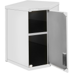 Seinäkaappi Kulmayksikkö Ruostumaton teräs 600x600x400x400x800mm | Adexa SWCCNH60402DR - Image 2