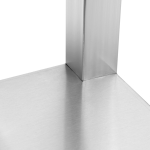 Premium kaupallinen työpöytä ruostumatonta terästä Alahylly 800x700x900mm | Adexa DWT8070WO - Image 3
