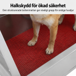 Kaupallinen ruostumattoman teräksen lemmikkien hoitokylpyamme 1000x600x1050 (900+150) mm viemärisarjalla | Adexa PDBS60100 - Image 3