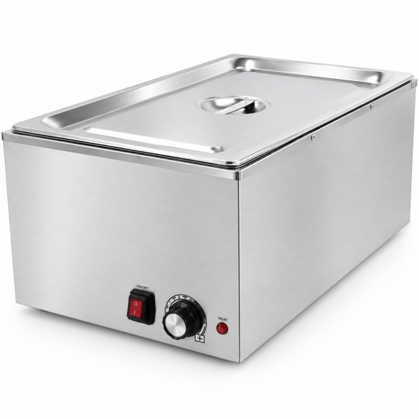 Ammatillinen bain-marie, sisältää 1xGN1/1 astian kannella | Adexa WH7066