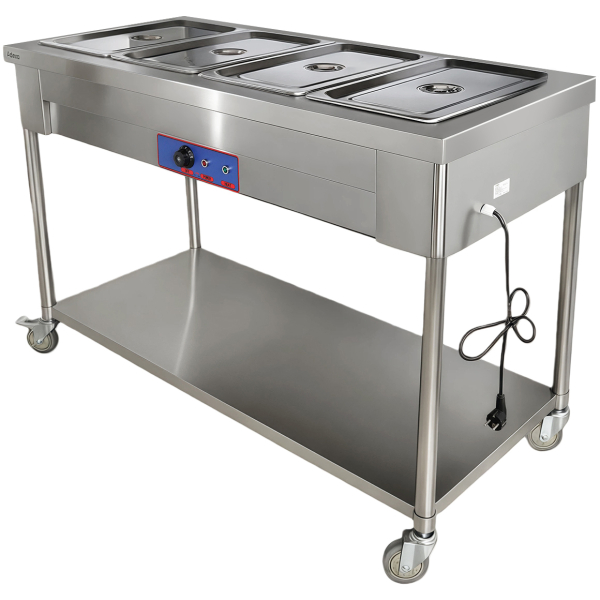 Mobiili Bain Marie -ruoanlämmitin 4xGN1/1 | Adexa PFT15070