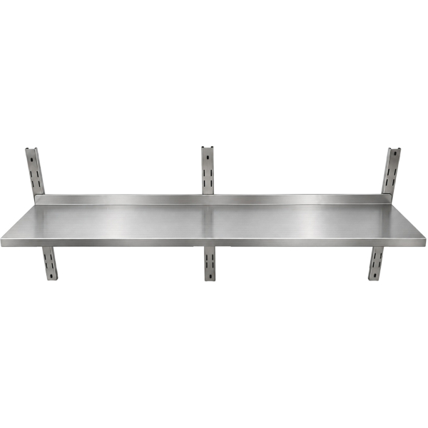Seinähylly 1 taso 1400x300x350mm Ruostumaton teräs | Adexa WMA30140